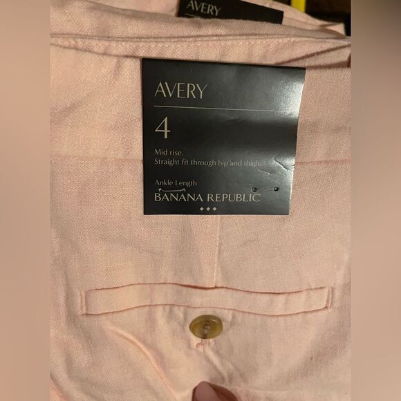 Banana Republic Avery Linen-Blend Tailored Pant - Picture 8 of 9